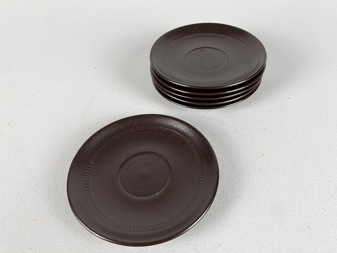 Foto Brown Ceramic Plates, Sweden ø16cm