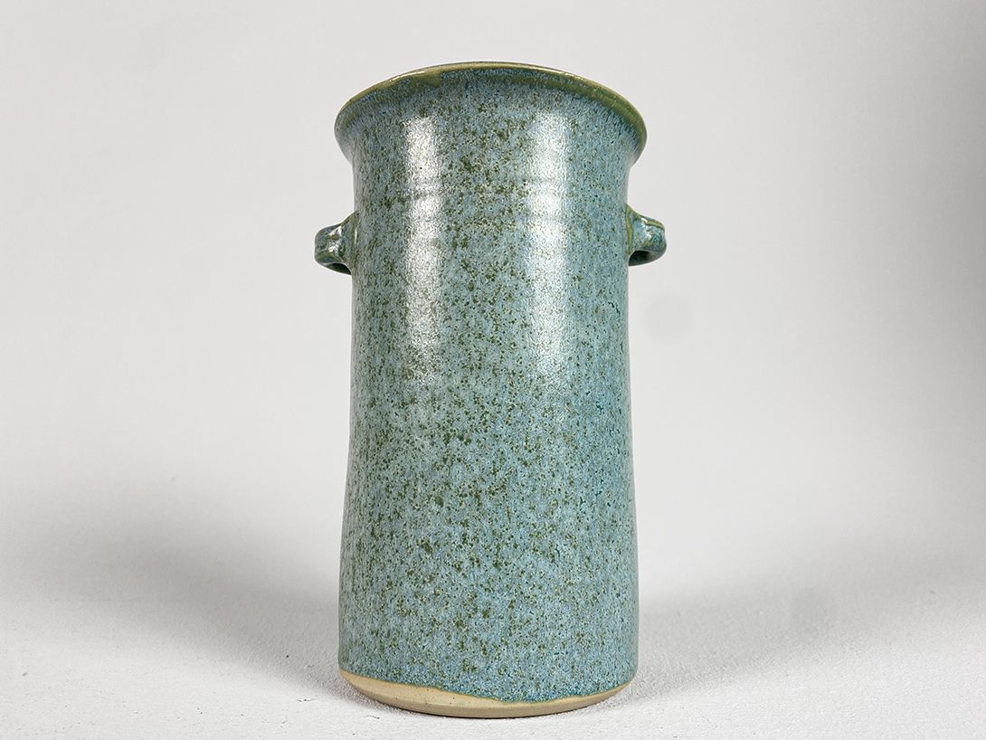 Foto Green Sprinkled Vase h18 C6