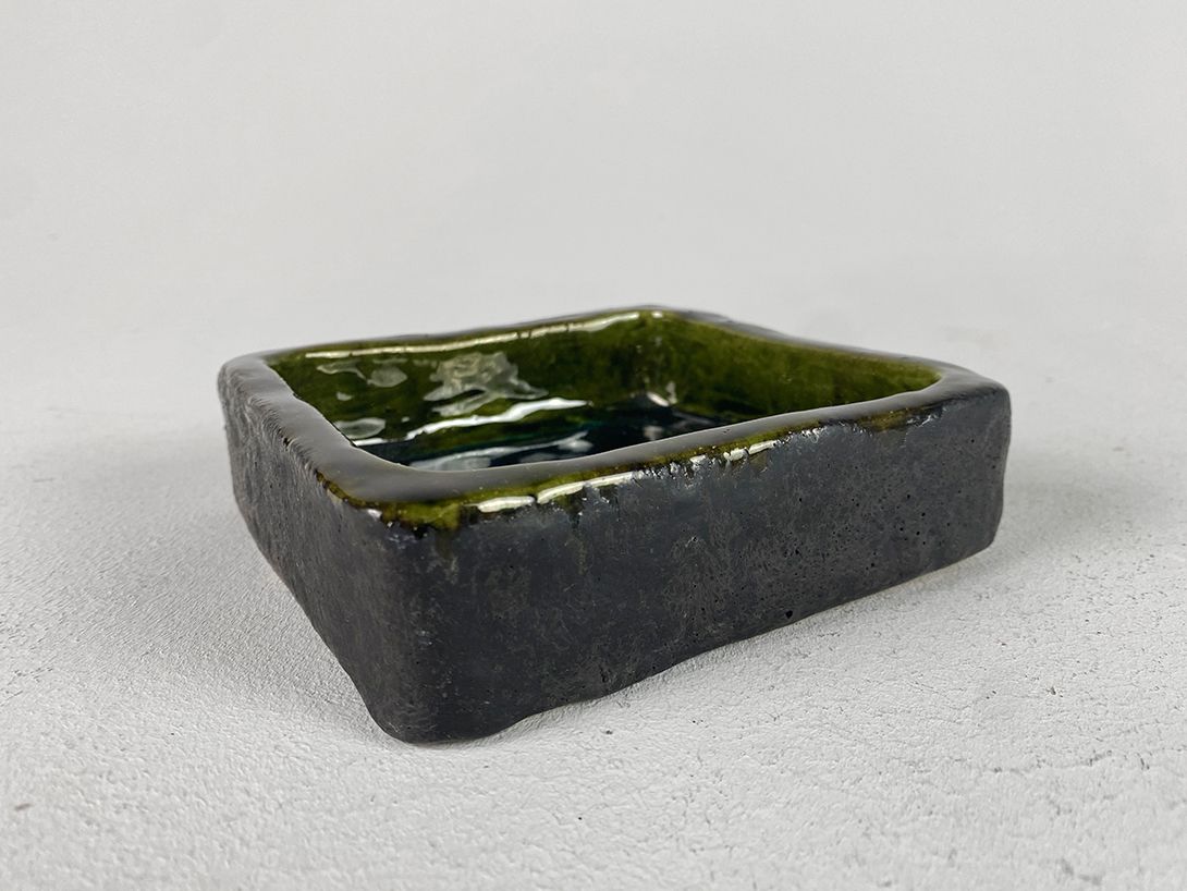 Foto Green Glossy Ashtray ø15cm