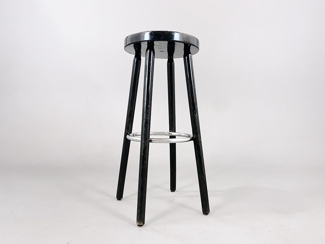 Foto Black Barstool h82x35