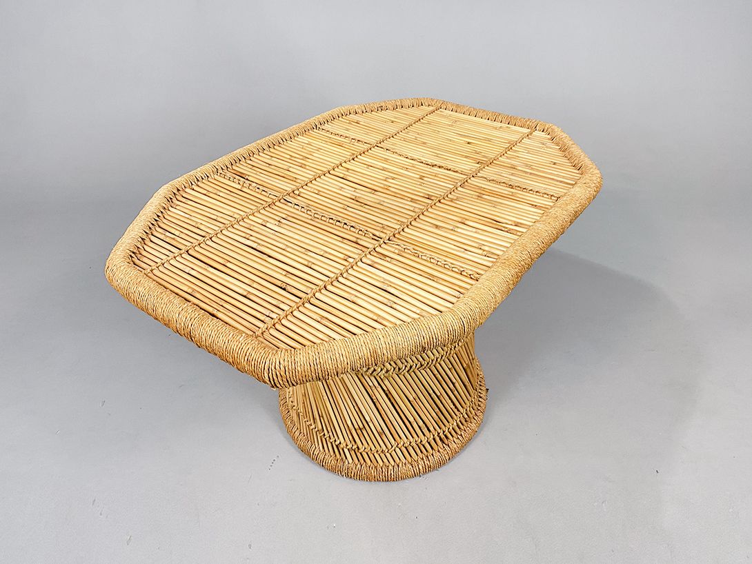Foto Bamboo Side Table h52x89x64