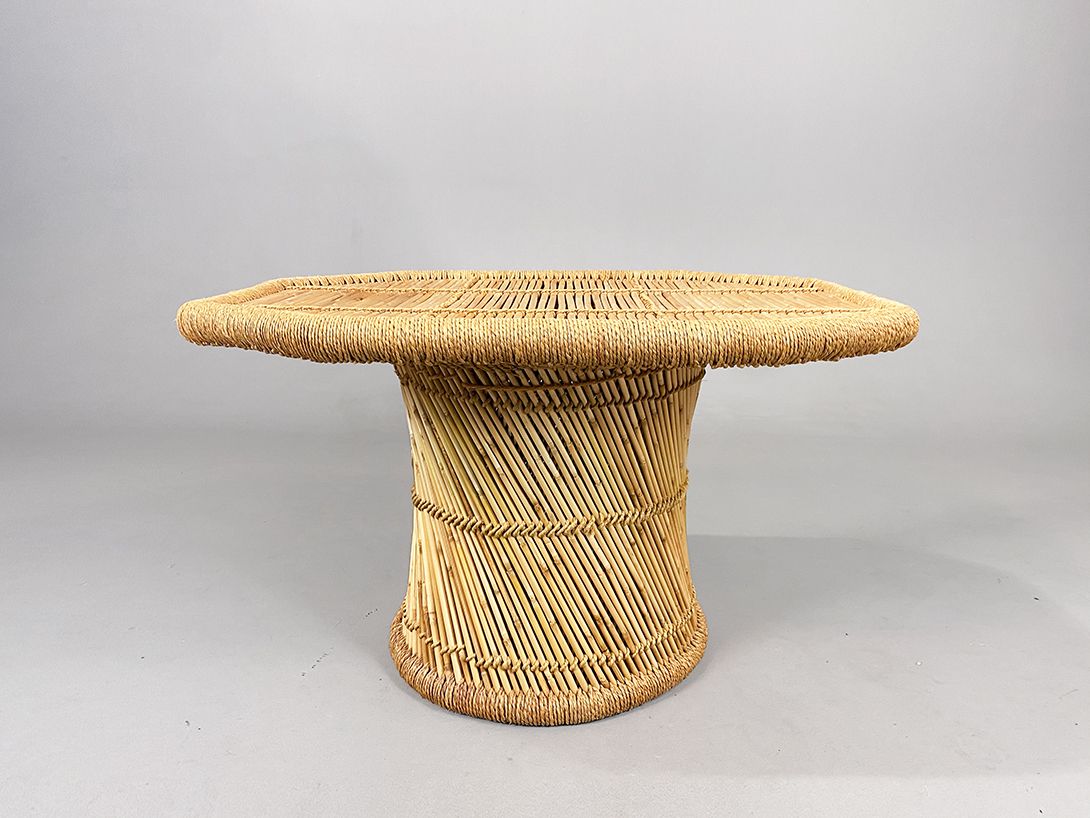 Foto Bamboo Side Table h52x89x64