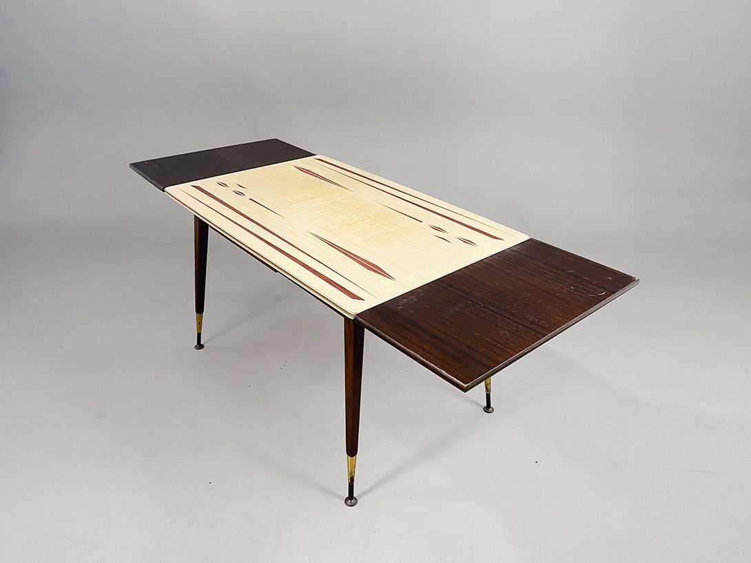 Foto Wonderful Midcentury Extendible Dining Table h72x150x73
