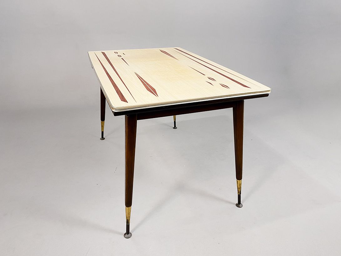 Foto Wonderful Midcentury Extendible Dining Table h72x150x73