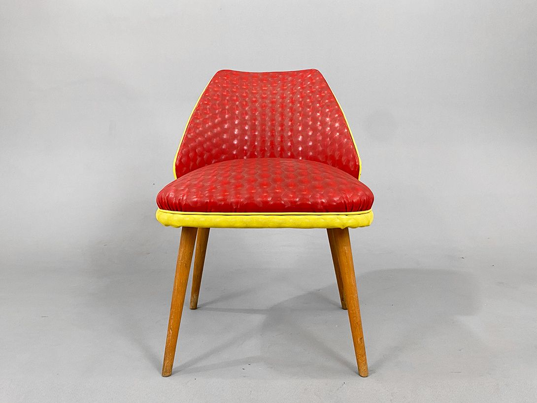 Foto 50s Rockabilly Red Cocktail Chair