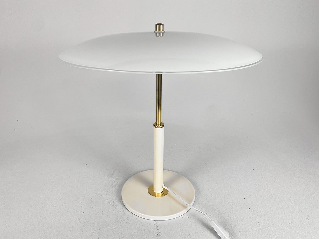 Foto White Vintage Ikea Lamp, France h44