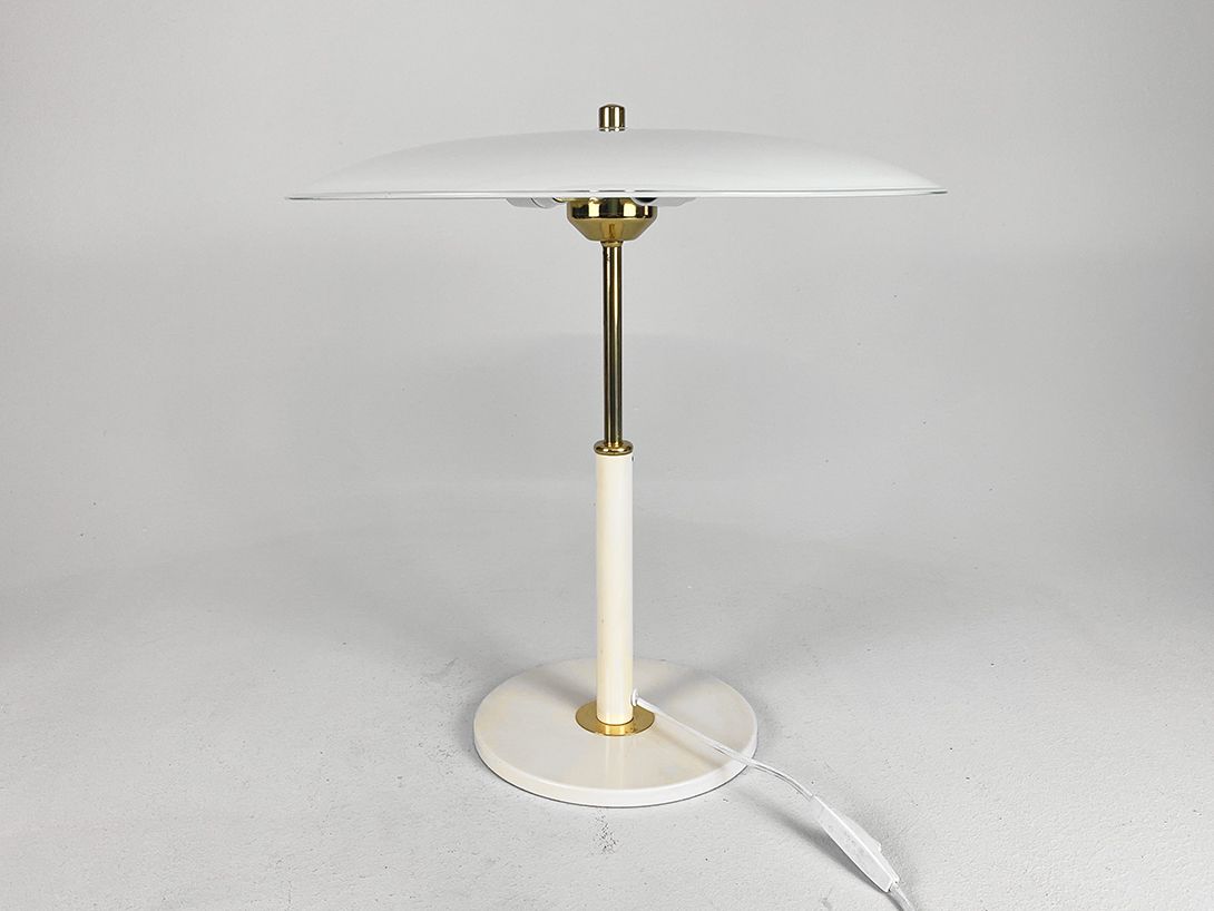 Foto White Vintage Ikea Lamp, France h44
