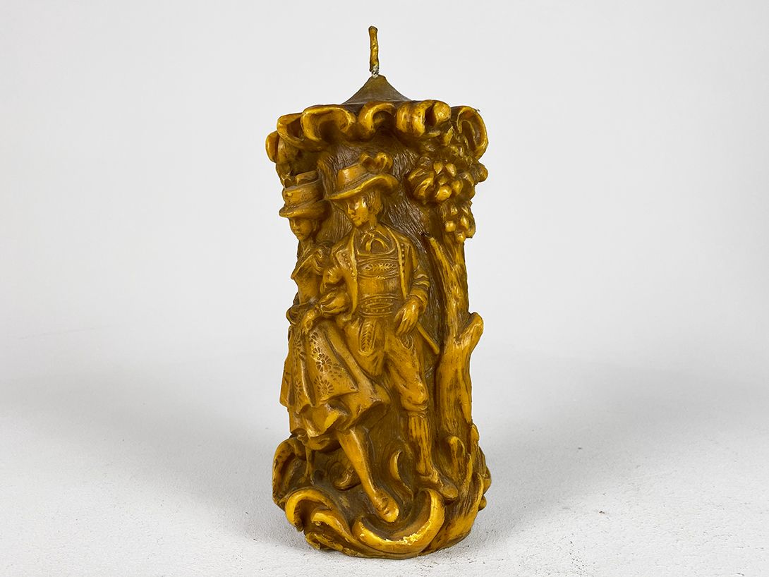 Foto Carved Folklor Candle h32x12