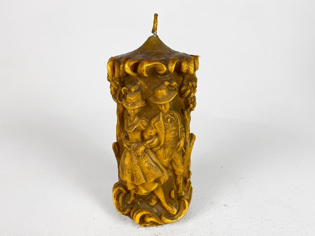 Foto Carved Folklor Candle h32x12
