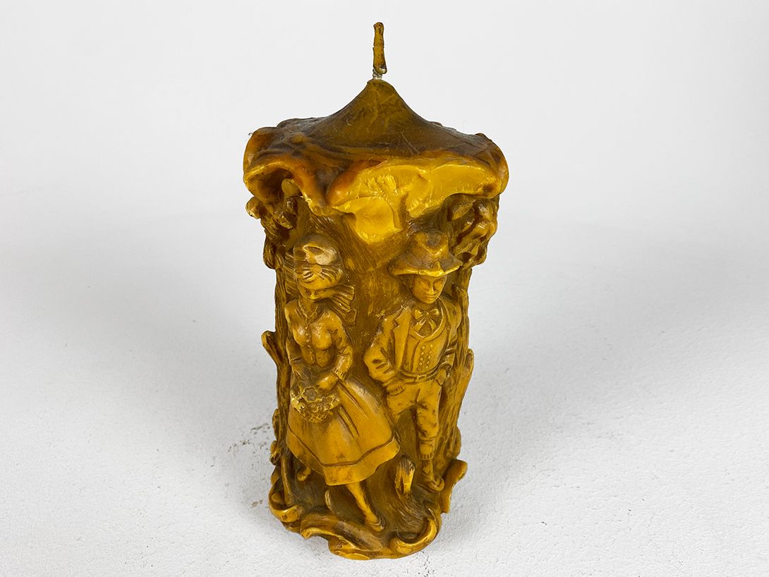 Foto Carved Folklor Candle h32x12