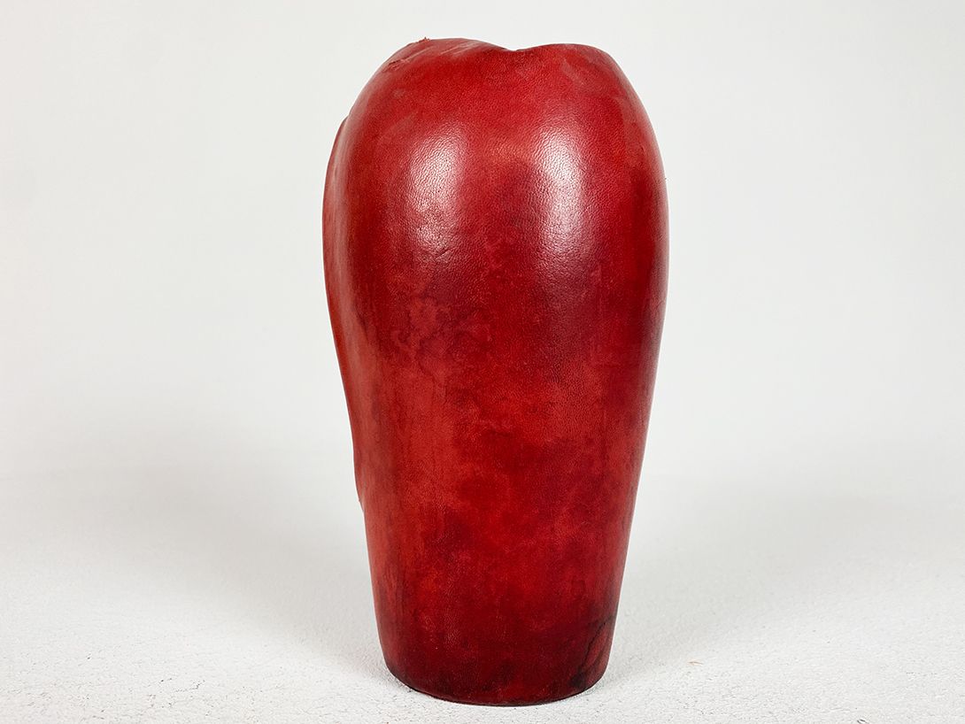 Foto Leather Vase with Woman h20x10