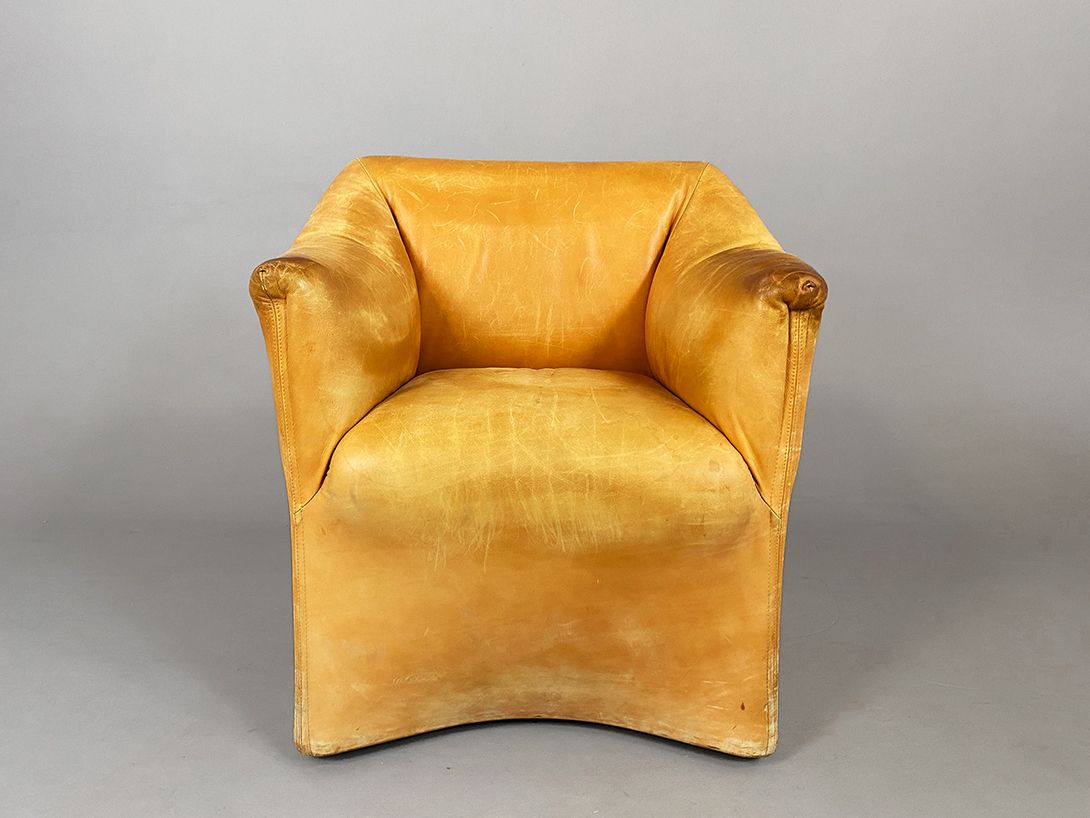 Foto Temptations Lounge Cognac Leather Chair Mario Bellini B&#038;B Italia