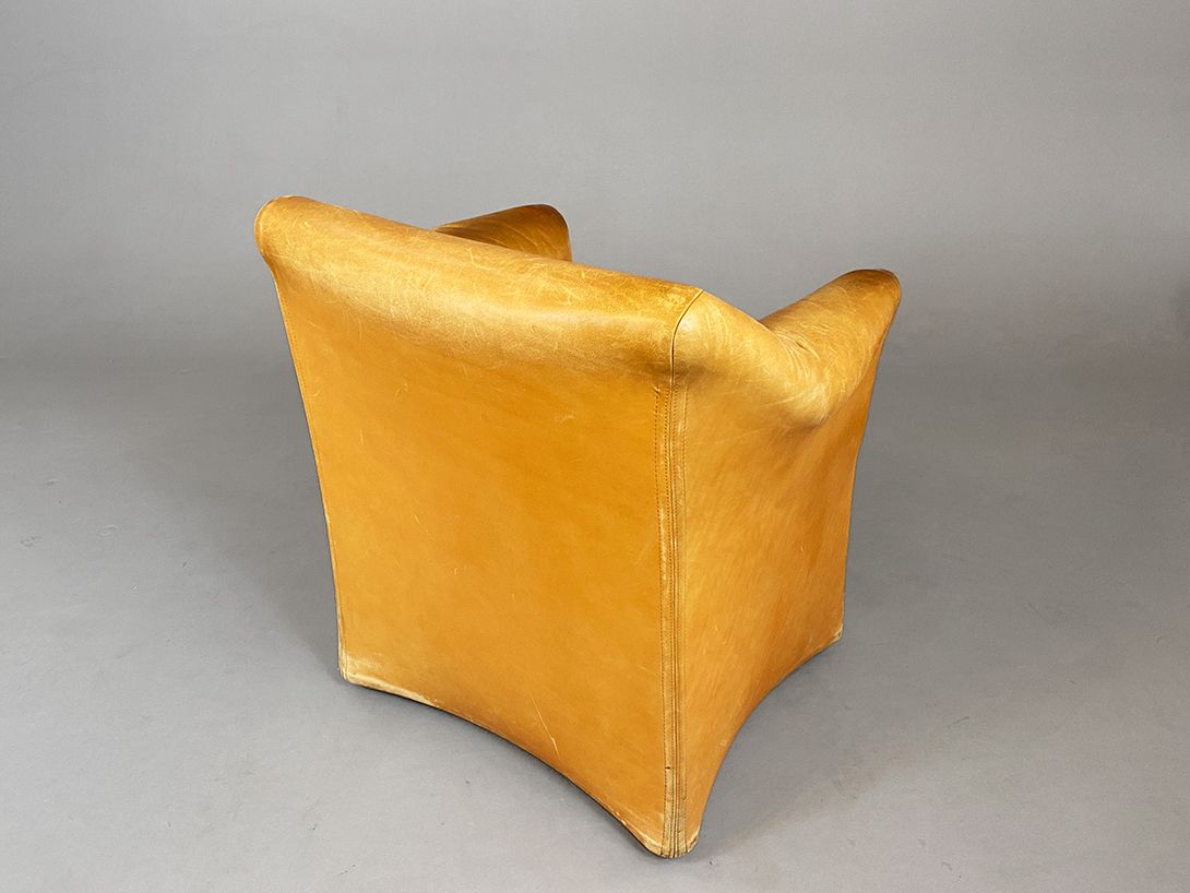 Foto Temptations Lounge Cognac Leather Chair Mario Bellini B&#038;B Italia