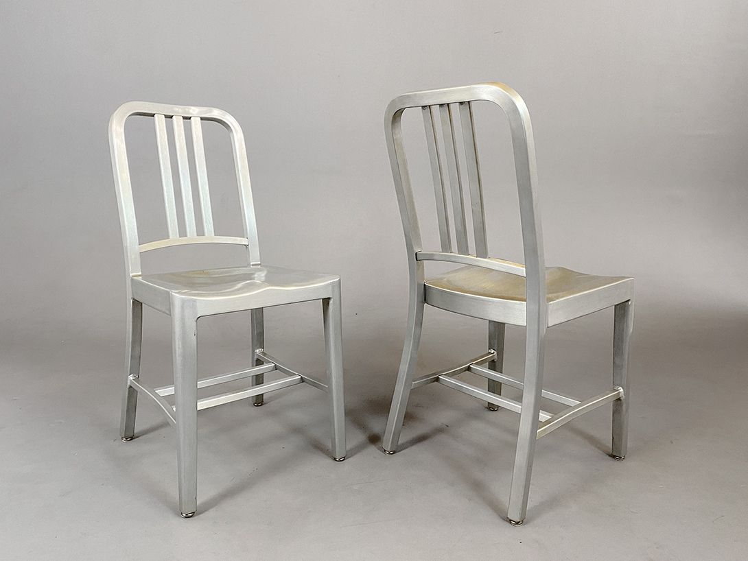 Foto Emeco Navy Chair, Coca Cola 111, brushed Aluminium