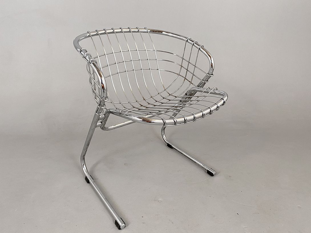 Foto Wire Chair Chrome Shopping Cart Freaky Form