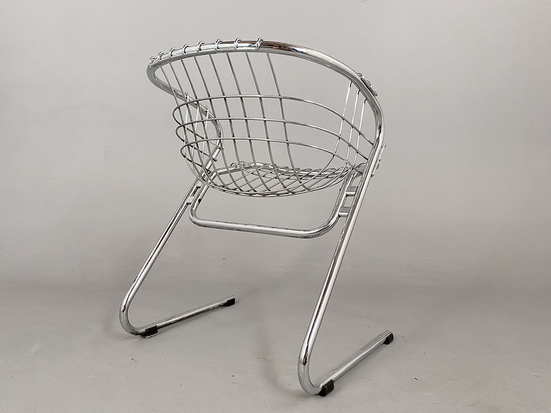 Foto Wire Chair Chrome Shopping Cart Freaky Form