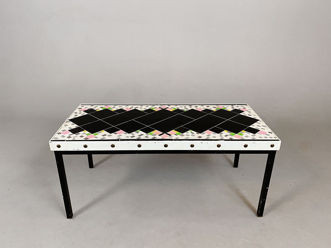 Foto Mosaik Side Table East Berlin 1968 h39