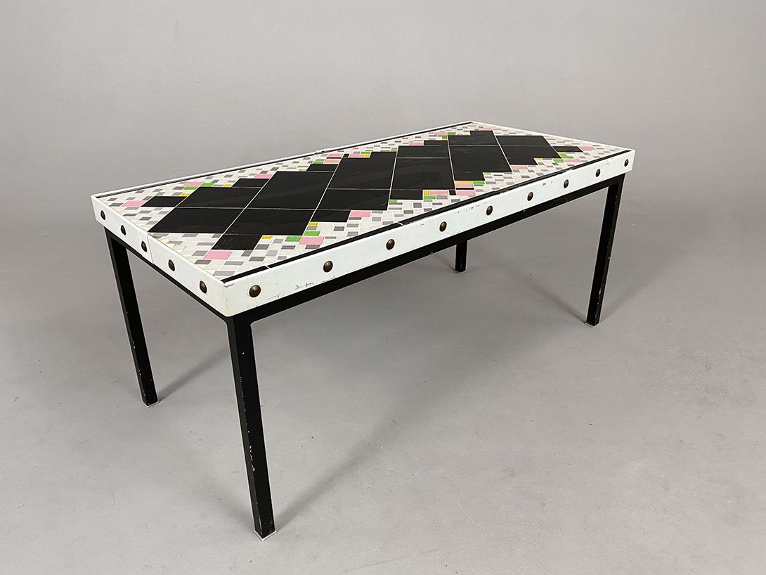 Foto Mosaik Side Table East Berlin 1968 h39