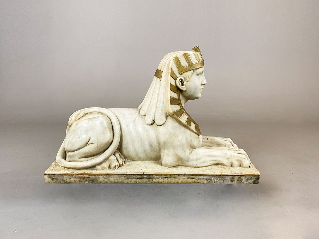 Foto Marble Sphinx, very heavy h56x86