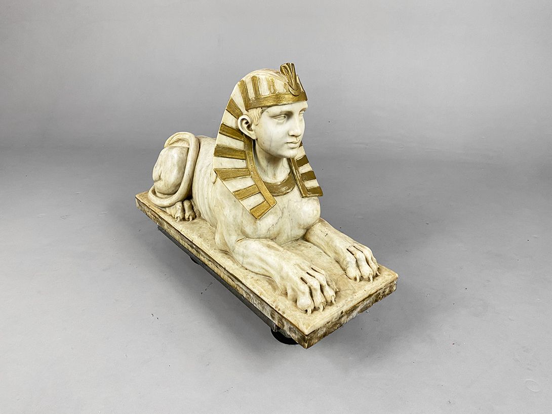 Foto Marble Sphinx, very heavy h56x86