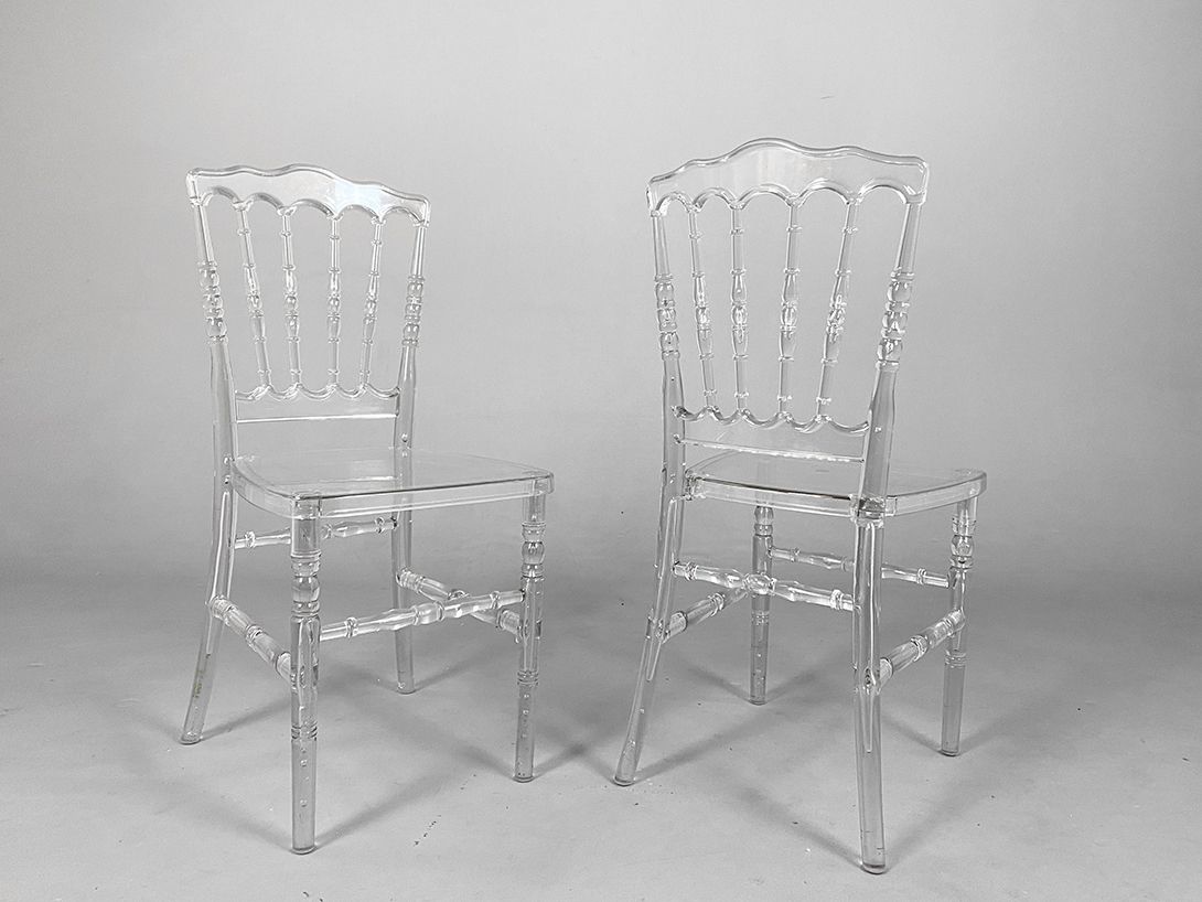 Foto Transparent Ghost Chiavari Plexi Chair h89