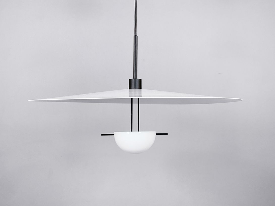 Foto White Memphis Style Lamp ø63