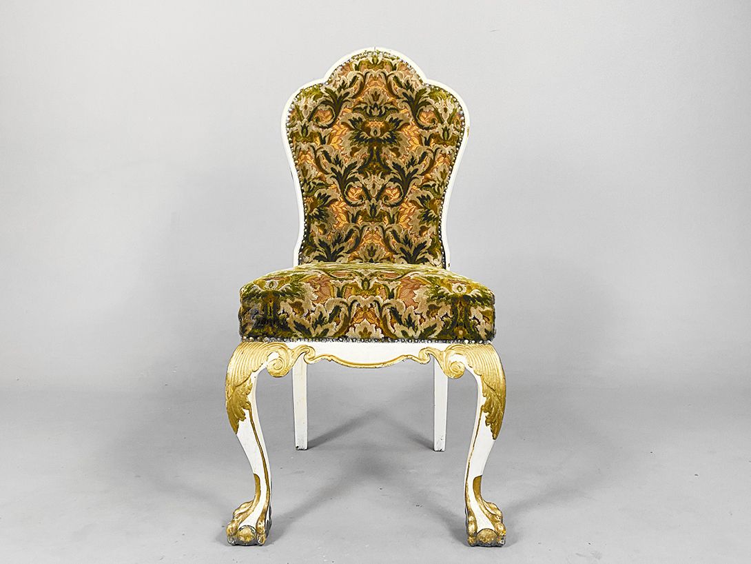 Foto Green Floral Dining Chair h104