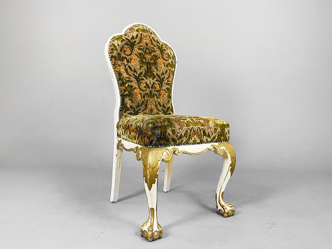 Foto Green Floral Dining Chair h104