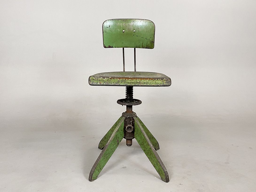 Foto Green Industrial Workshop Chair h83