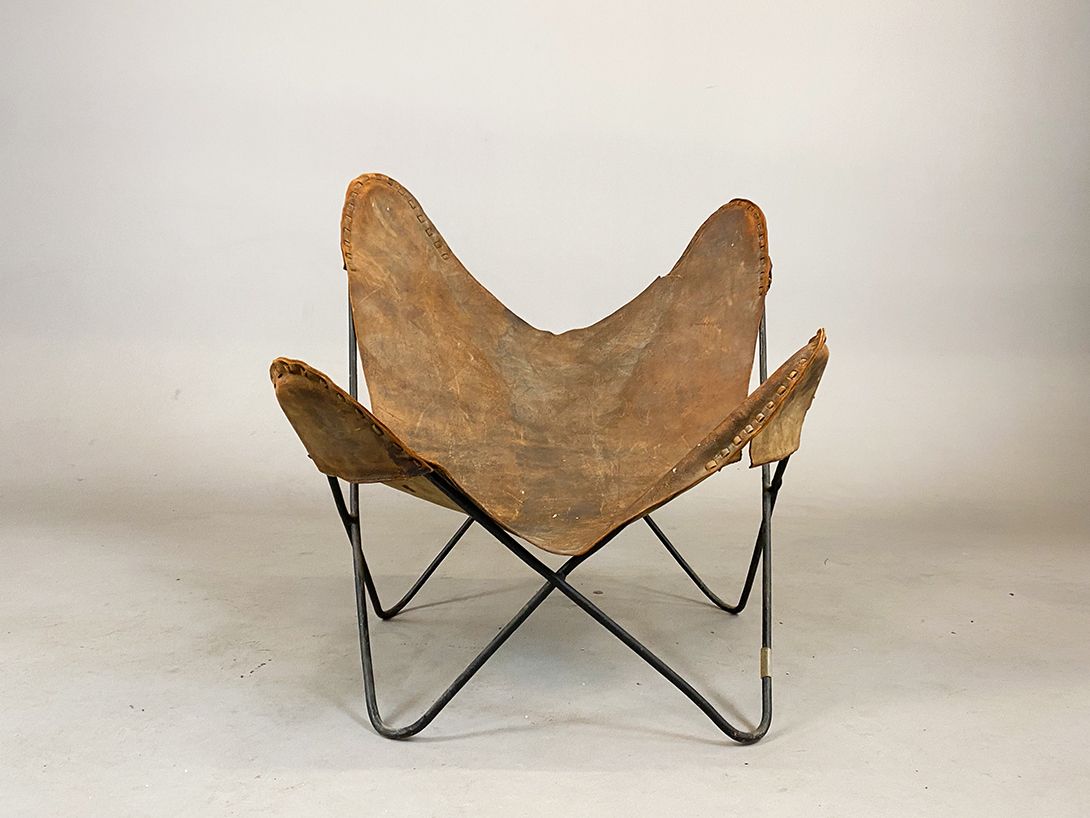Foto Brown Butterfly Chair h85