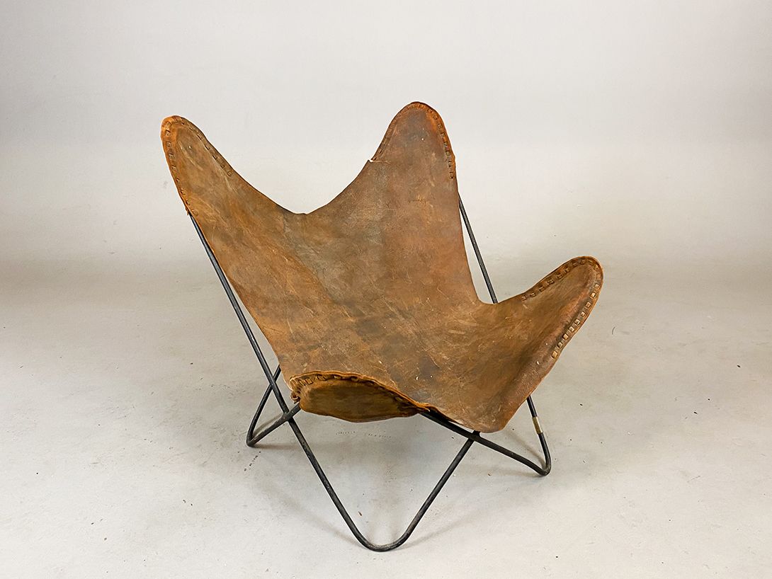 Foto Brown Butterfly Chair h85