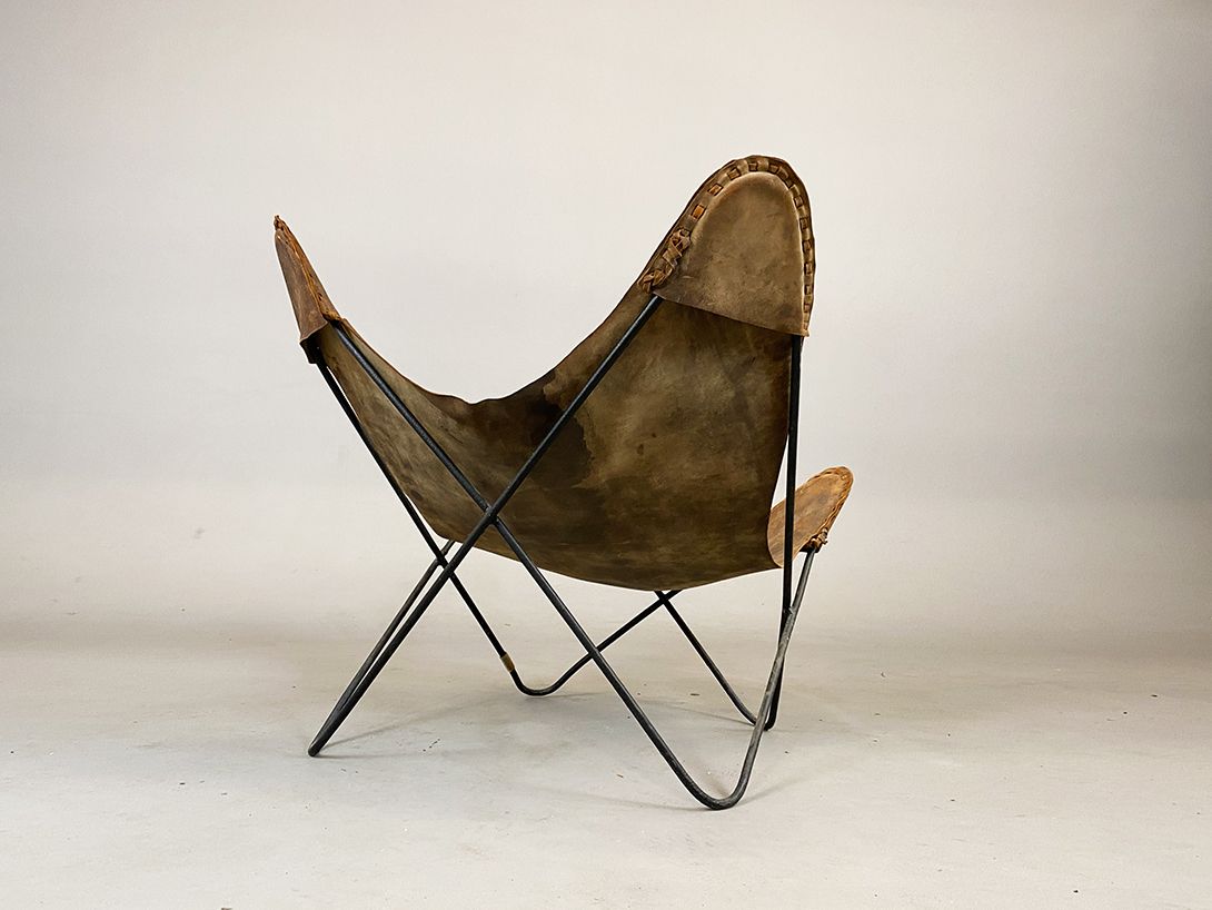Foto Brown Butterfly Chair h85