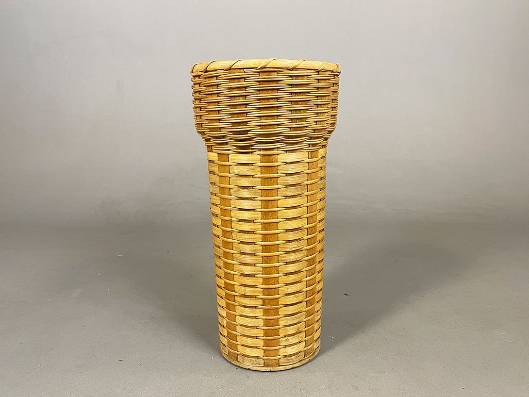 Foto Wicker Paper Trash Bin