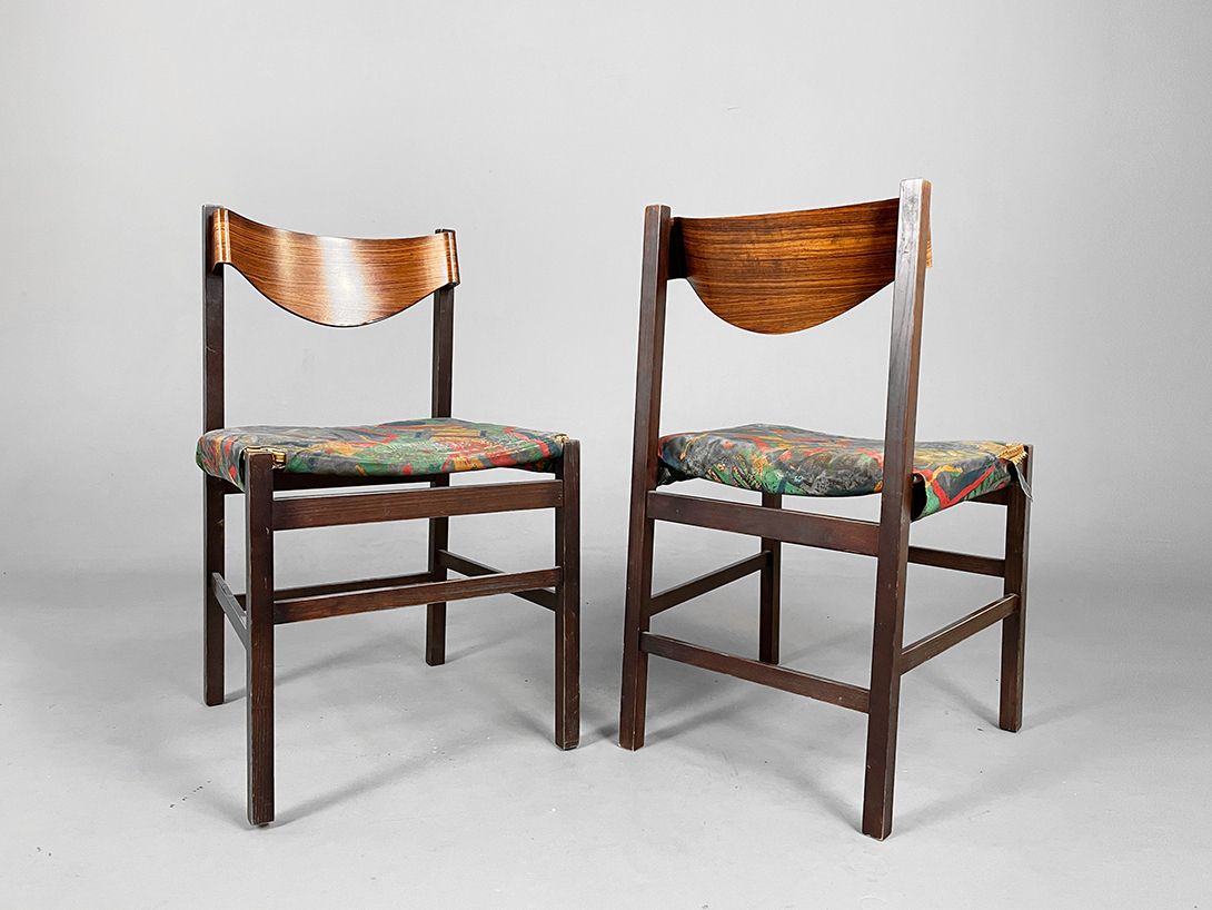 Foto Danish Chair with 80s Upholstery
