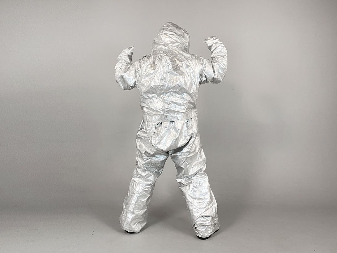Foto Real Silver Fire Protection Suit