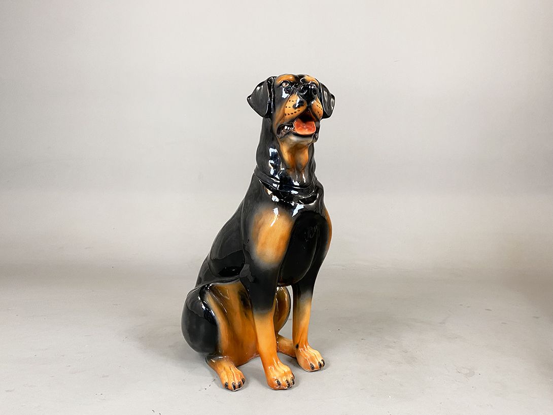 Foto Porcelain Rotweiler h85x50