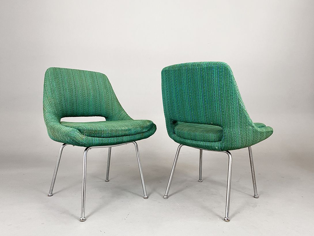 Foto Knoll Green Conference Chair Stuttgart 1952 h82x58