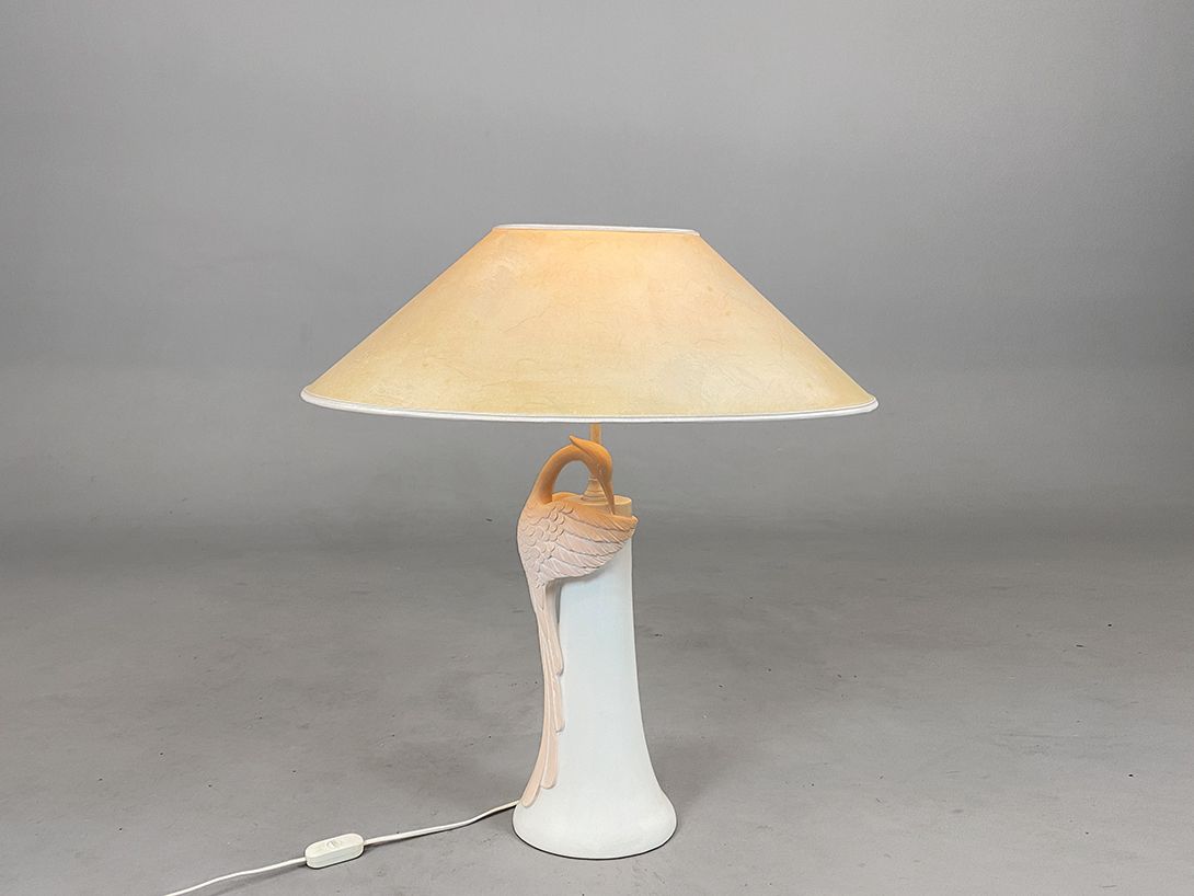 Foto Desk Lamp with Paradise Bird, Los Angeles 1977 h68