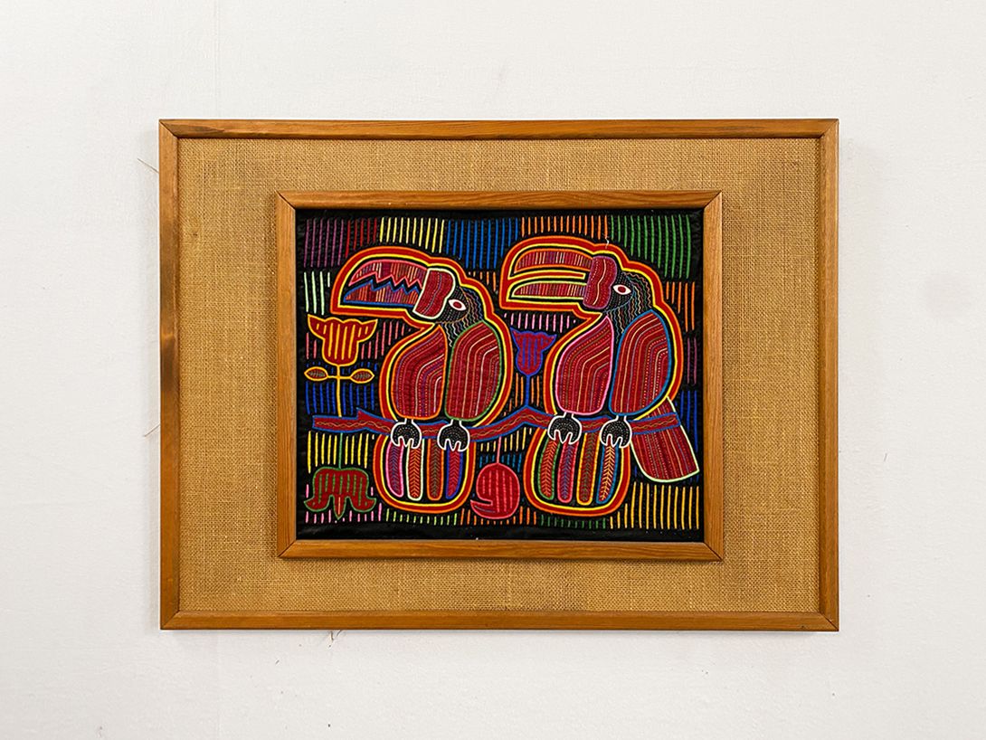 Foto Tucan Embroidery Artwork, South America h54 8C7