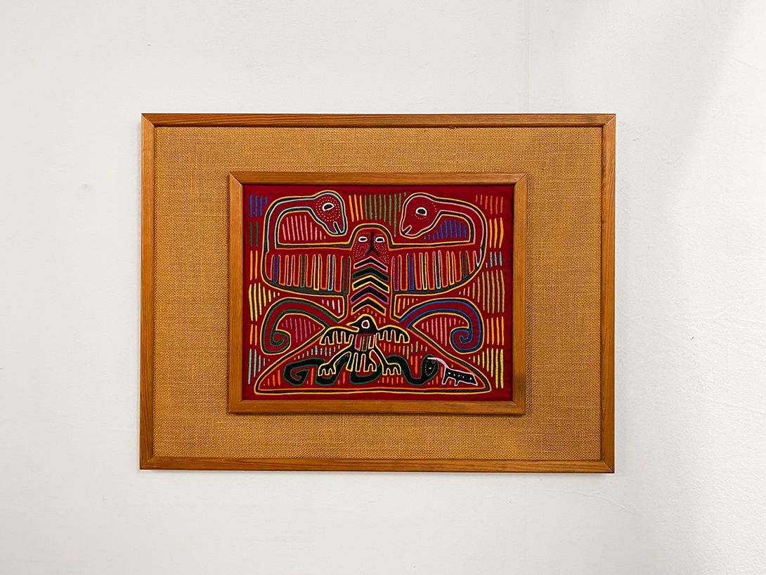 Foto Sacred Animals Embroidery Artwork, South America h54 8C8