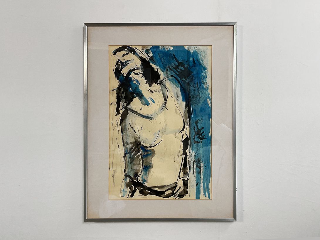 Foto Modern Painting of a Woman, Early 2000s h77 32D6