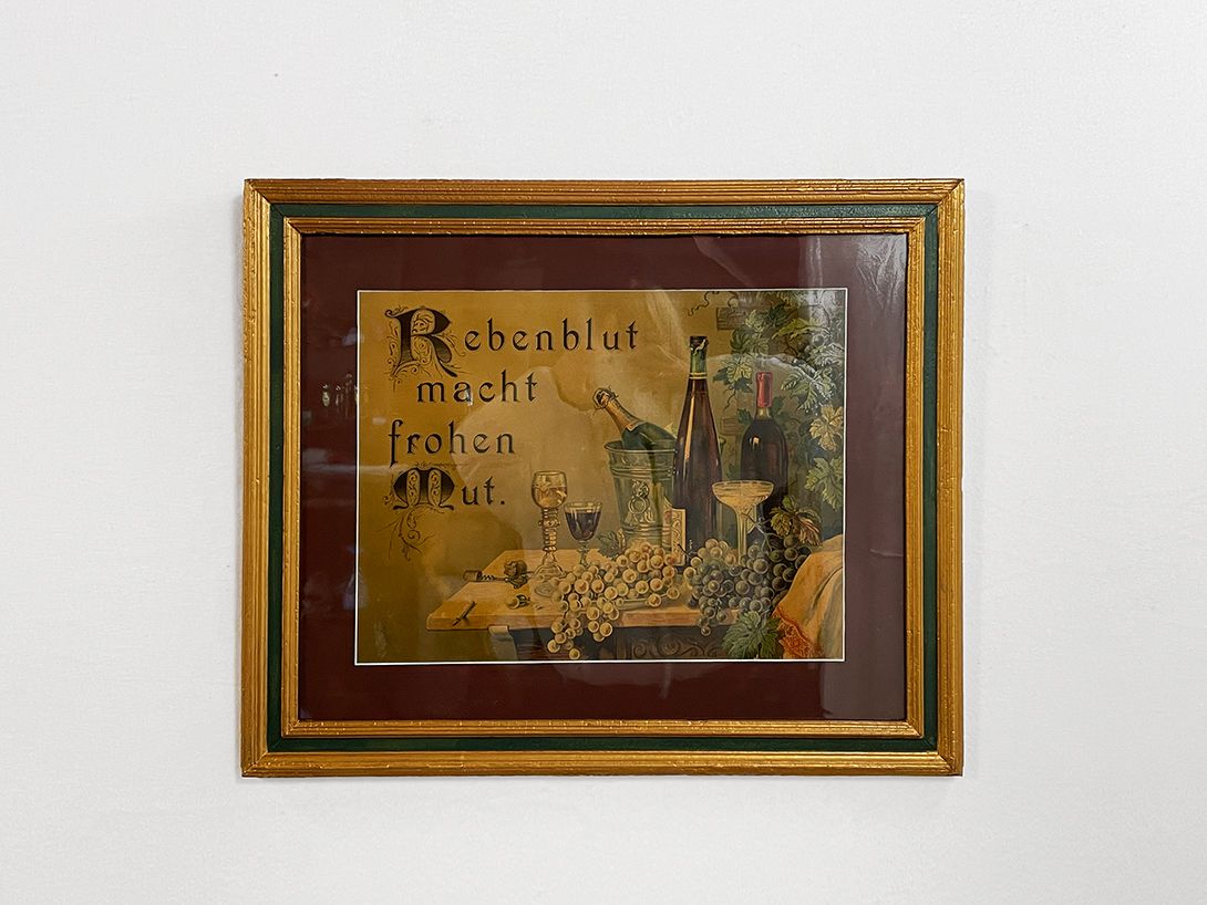 Foto Lithography „Rebenblut macht frohen Mut“ Berlin 1914 h61 30A15