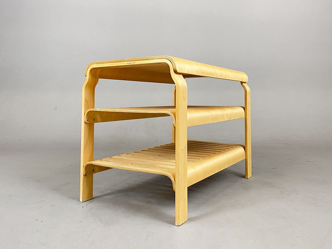 Foto Light Wooden Shoe Bench h53x67x40