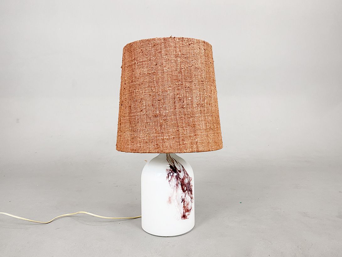 Foto Brown and White Table Lamp h53