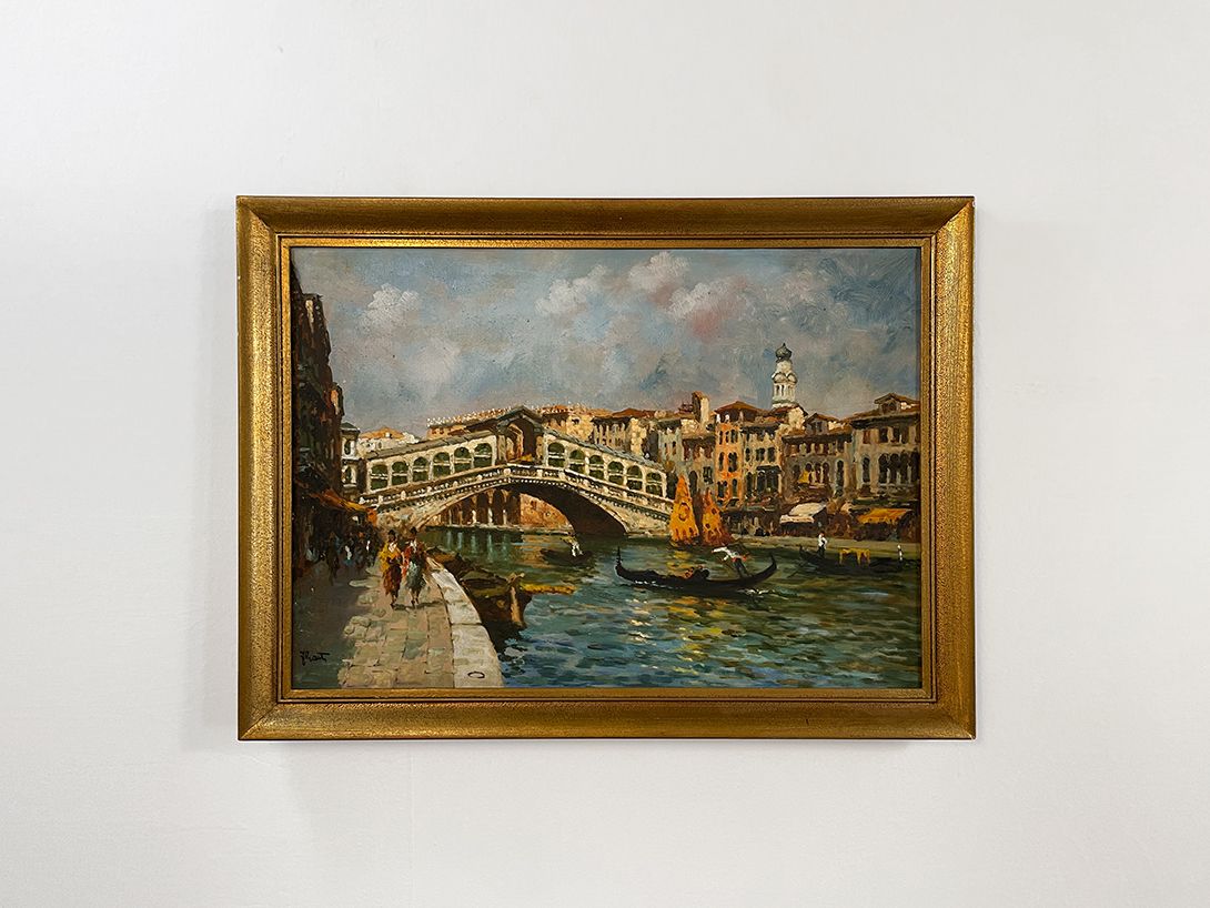 Foto Oil Painting of Venetian Evening h81 35C9