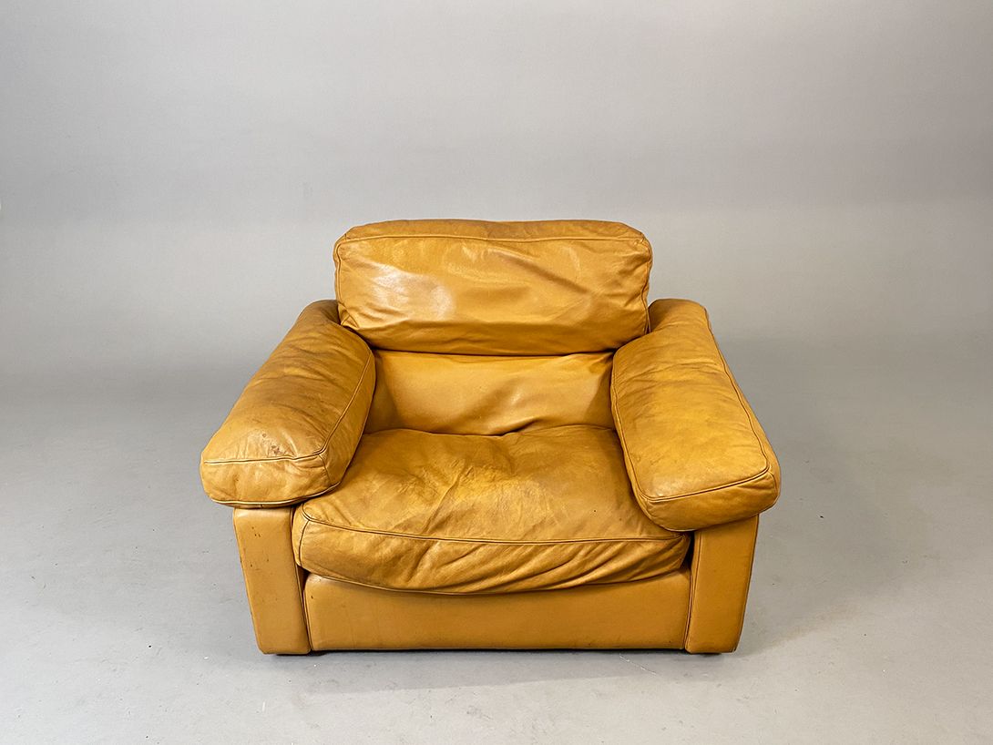 Foto Caramel Leather Poltrona Frau Armchair