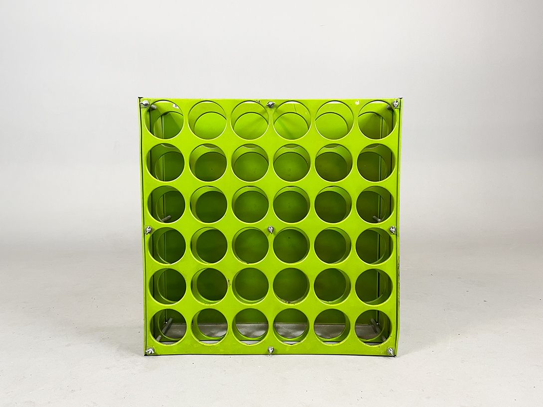 Foto Light Green Plastic Bottle Rack