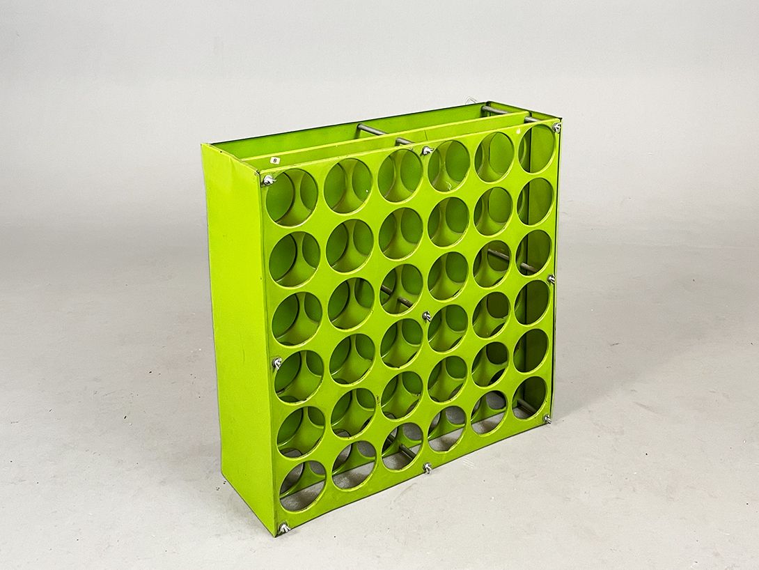 Foto Light Green Plastic Bottle Rack