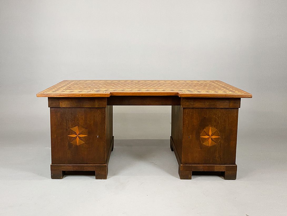 Foto Art Déco Desk Oakwood 1920 h80x180x90