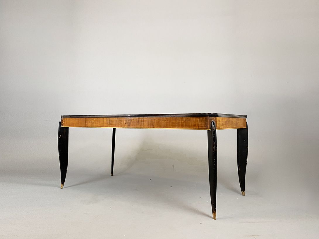 Foto Rustic Wooden Dining Table Art Deco h80x186x90